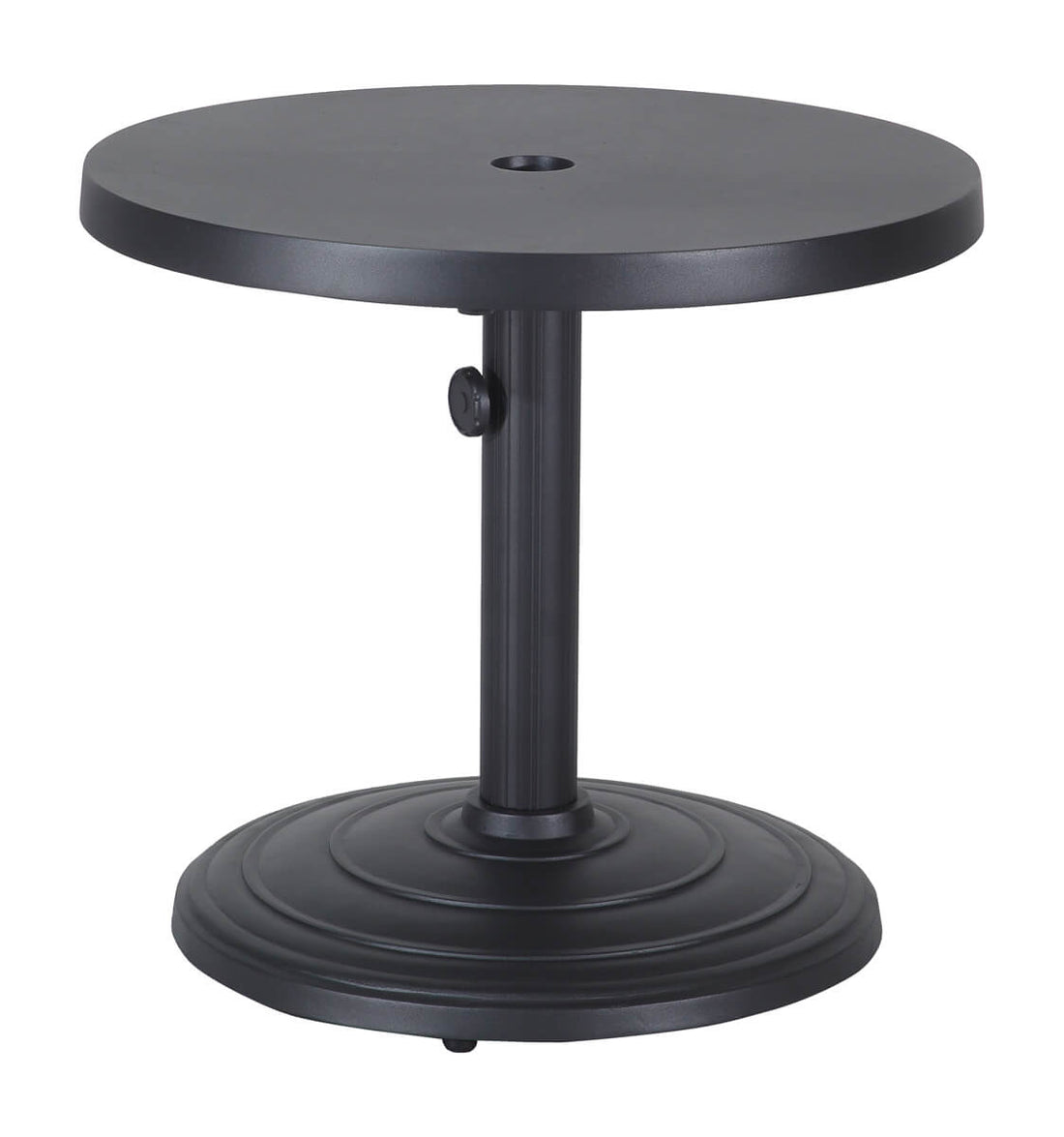 Gensun Meridian 24" Round Umbrella End Table - 80lb Base