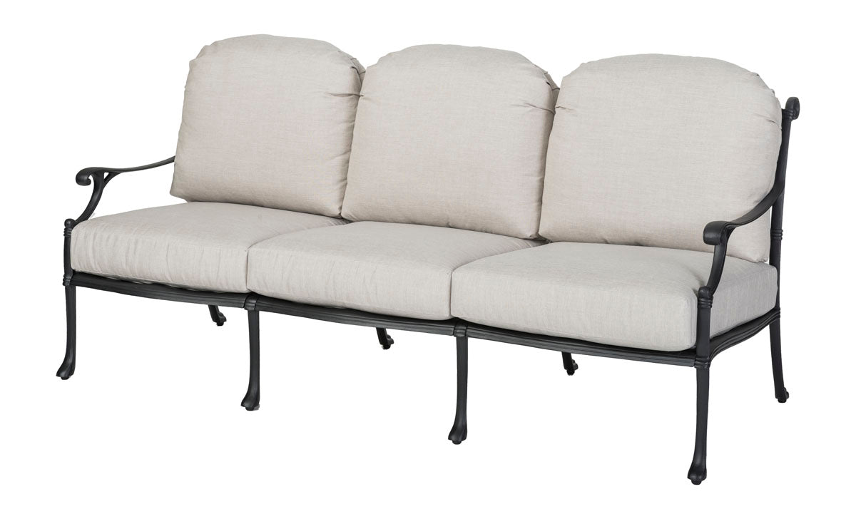 Gensun Michigan Cushion Sofa (Knock-Down) in Black