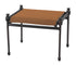 Gensun Morro Bay Padded Sling Ottoman in Carbon