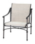 Gensun Morro Bay Sling Lounge Chair in Carbon