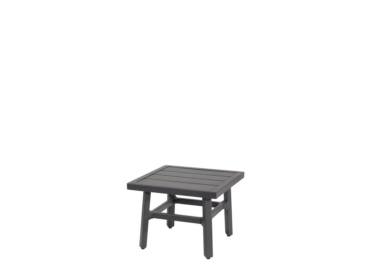 Gensun Plank 21" Square End Table (16" height) in Carbon