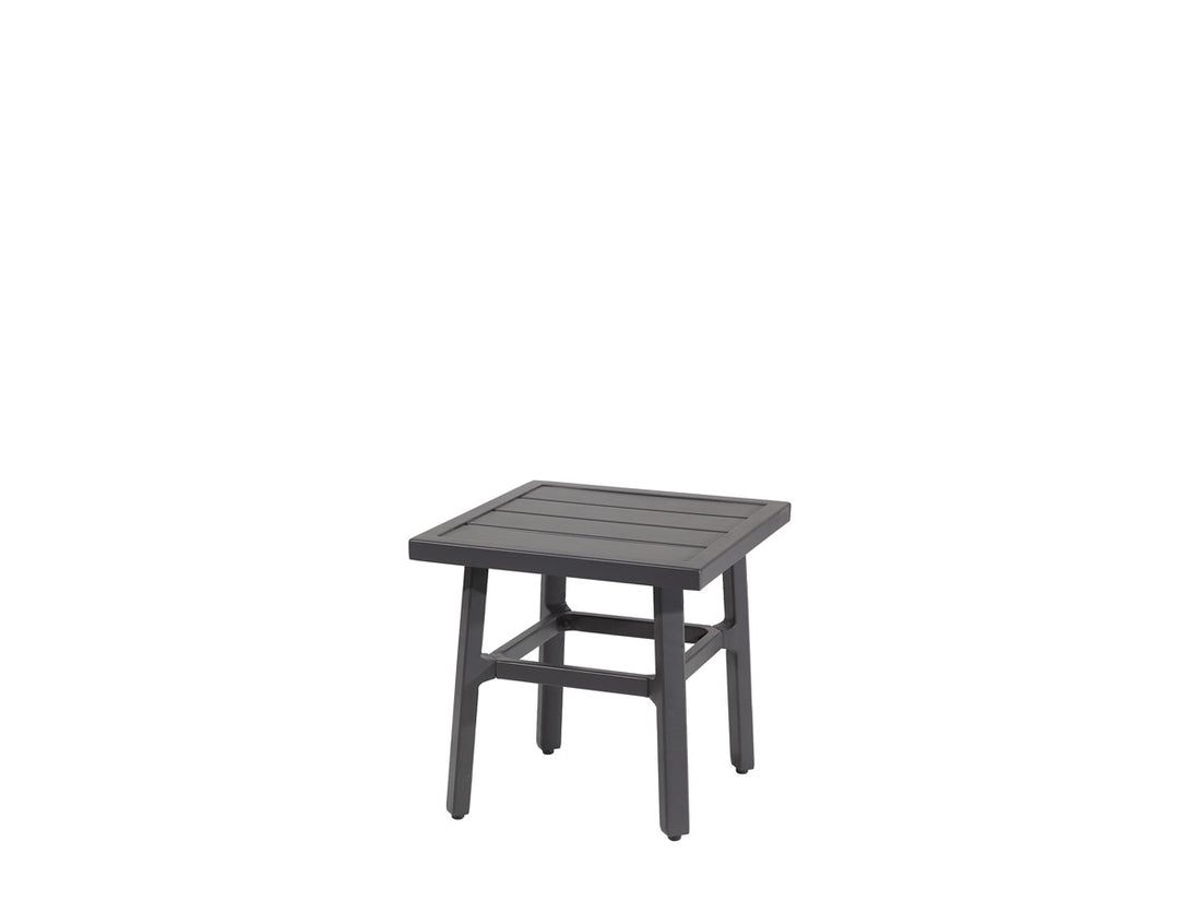 Gensun Plank 21" Square End Table (21" height) in Carbon