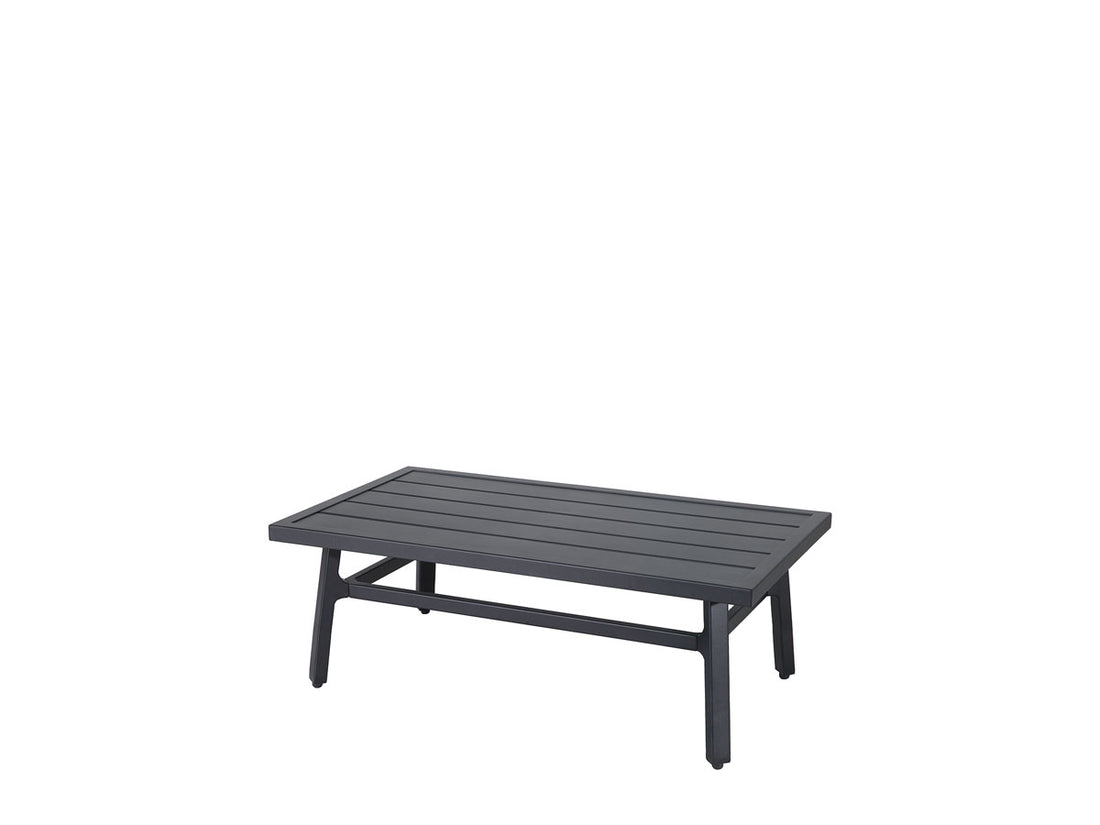 Gensun Plank 25" x 44" Rectangular Coffee Table in Carbon