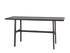 Gensun Plank 25" x 72" Rectangular Balcony Table in Carbon