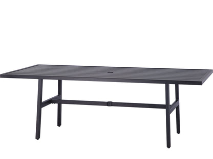 Gensun Plank 44" x 86" Rectangular Dining Table in Carbon
