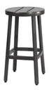 Gensun Plank Cushion Backless Bar Stool in Carbon