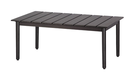 Gensun Strata 23" x 41" Rectangular Coffee Table (Round Legs)