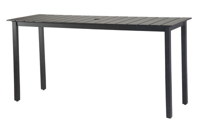 Gensun Strata 25" x 73" Rectangular Bar Table (Square Legs)