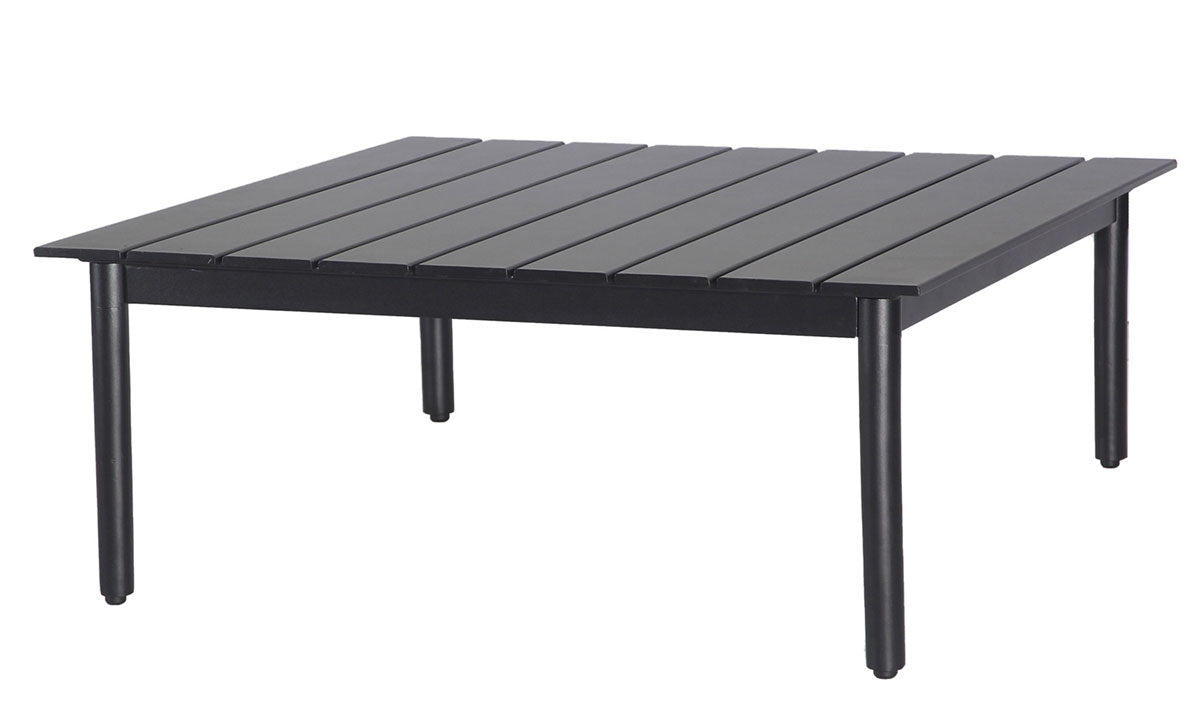Gensun Strata 41" Square Coffee Table (Round Legs)