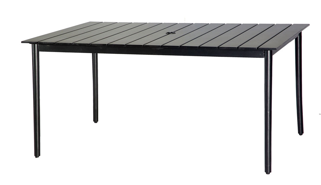Gensun Strata 42" x 64" Rectangular Dining Table (Round Legs)