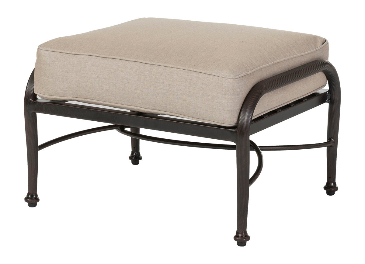 Gensun Verona Ottoman in Carbon
