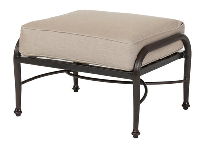 Gensun Verona Ottoman in Carbon