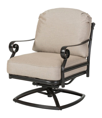 Gensun Verona Swivel Rocking Lounge Chair in Carbon