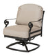 Gensun Verona Swivel Rocking Lounge Chair in Carbon