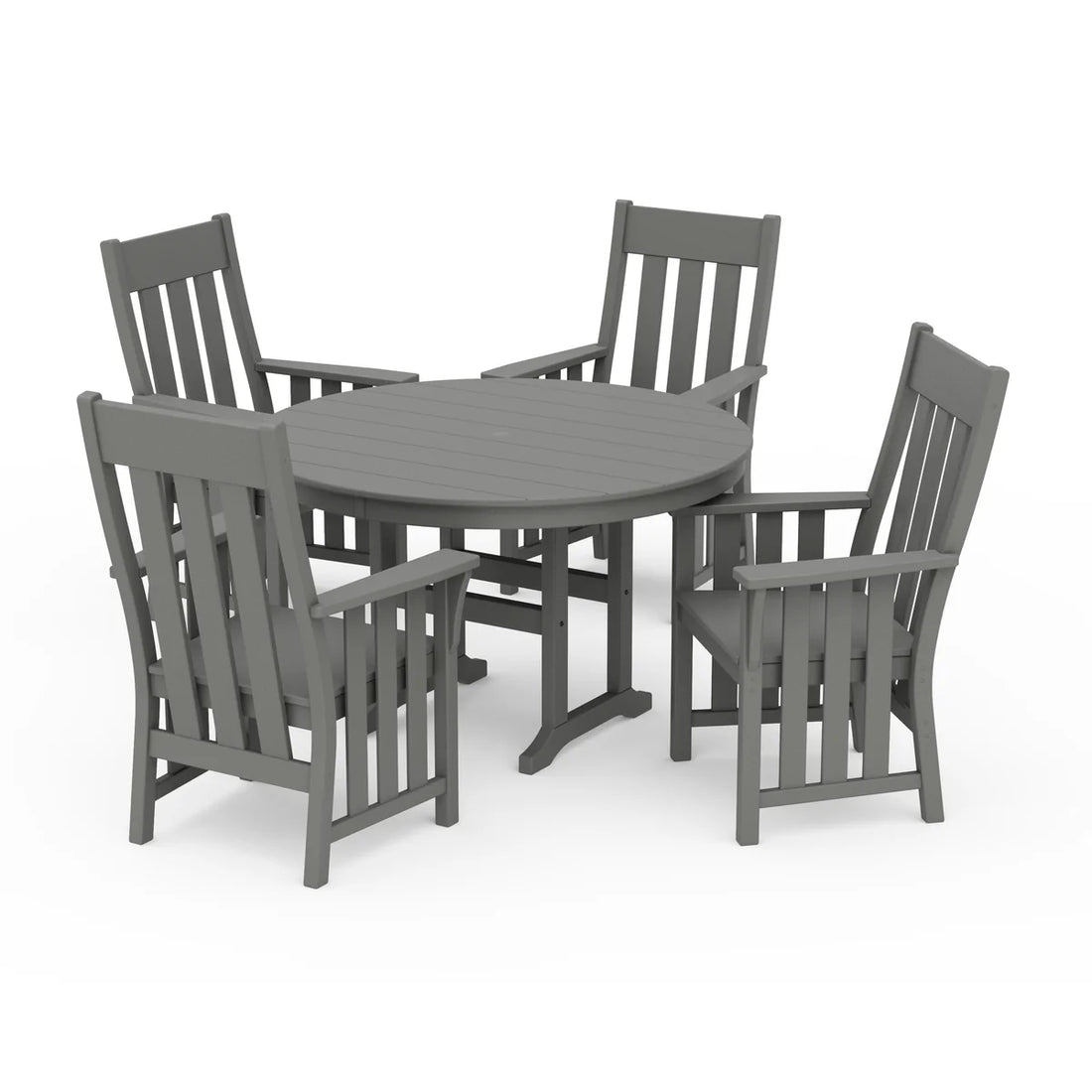 POLYWOOD Acadia 5-Piece Farmhouse Dining Set