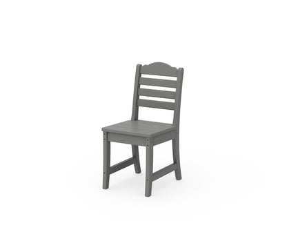 POLYWOOD Savannah Kids Dining Chair in Slate Grey