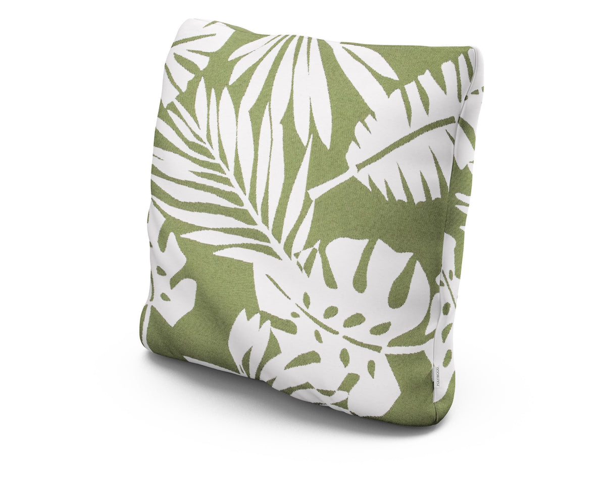 POLYWOOD 20" Outdoor Throw Pillow in Leaf Chive