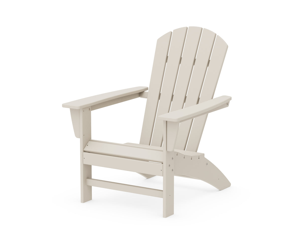 POLYWOOD Nautical Adirondack Chair in Sand