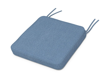 POLYWOOD Chinoiserie Side Chair Seat Cushion in Sky Blue