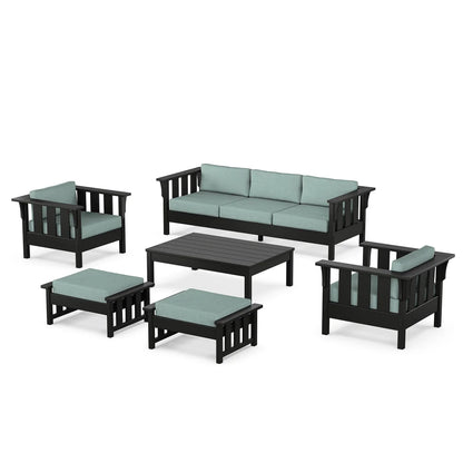 POLYWOOD Acadia 6-Piece Lounge Sofa Set