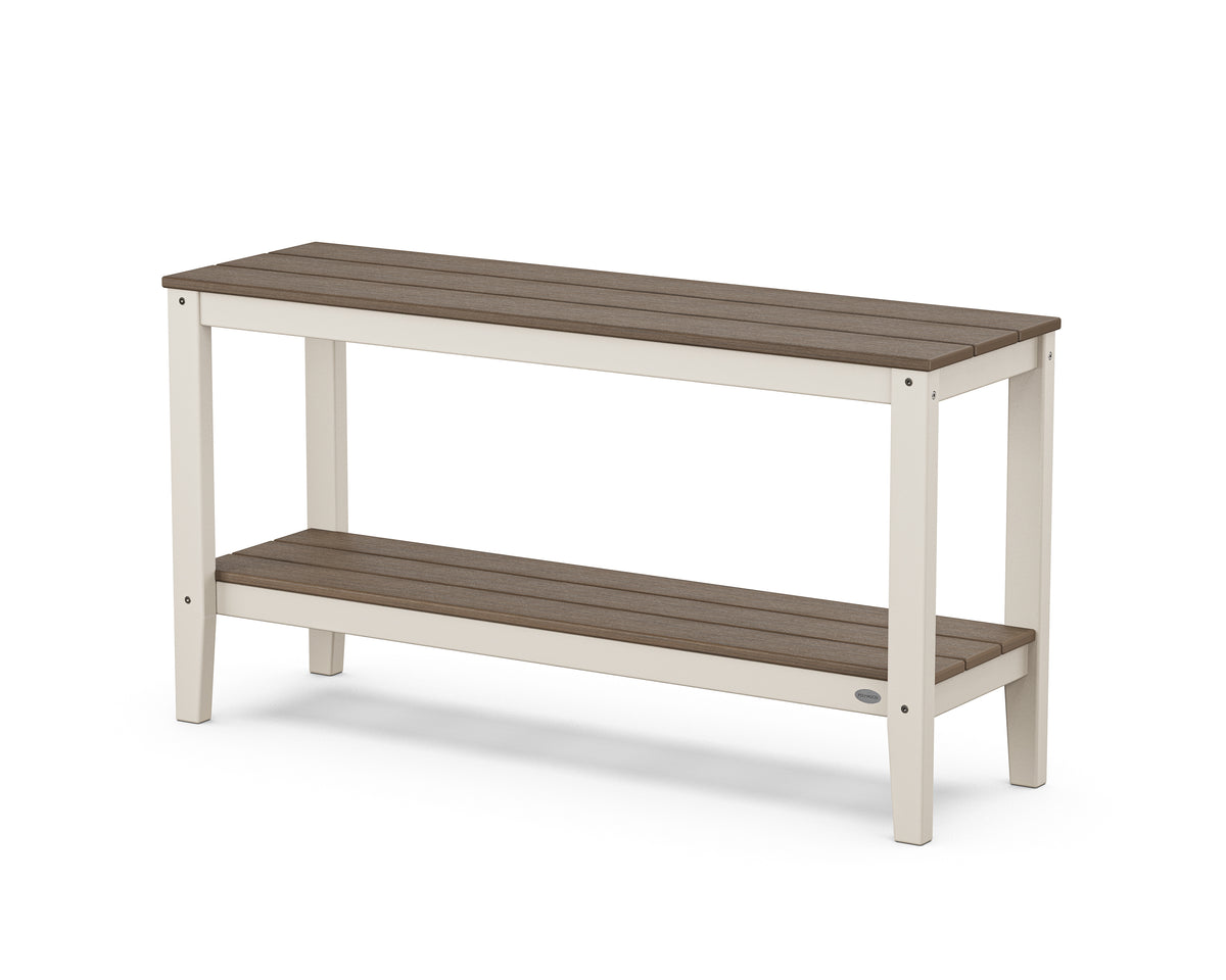 POLYWOOD Newport 55" Console Table in Sand / Kona