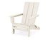 POLYWOOD Modern Studio Folding Adirondack Chair in Sand