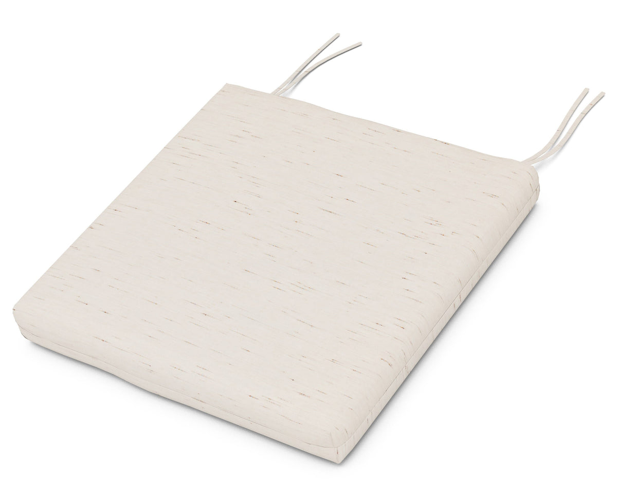 POLYWOOD Classic Oversized Adirondack Seat Pad 17.5"D x 22.25"W x 2.5"H in Frequency Parchment
