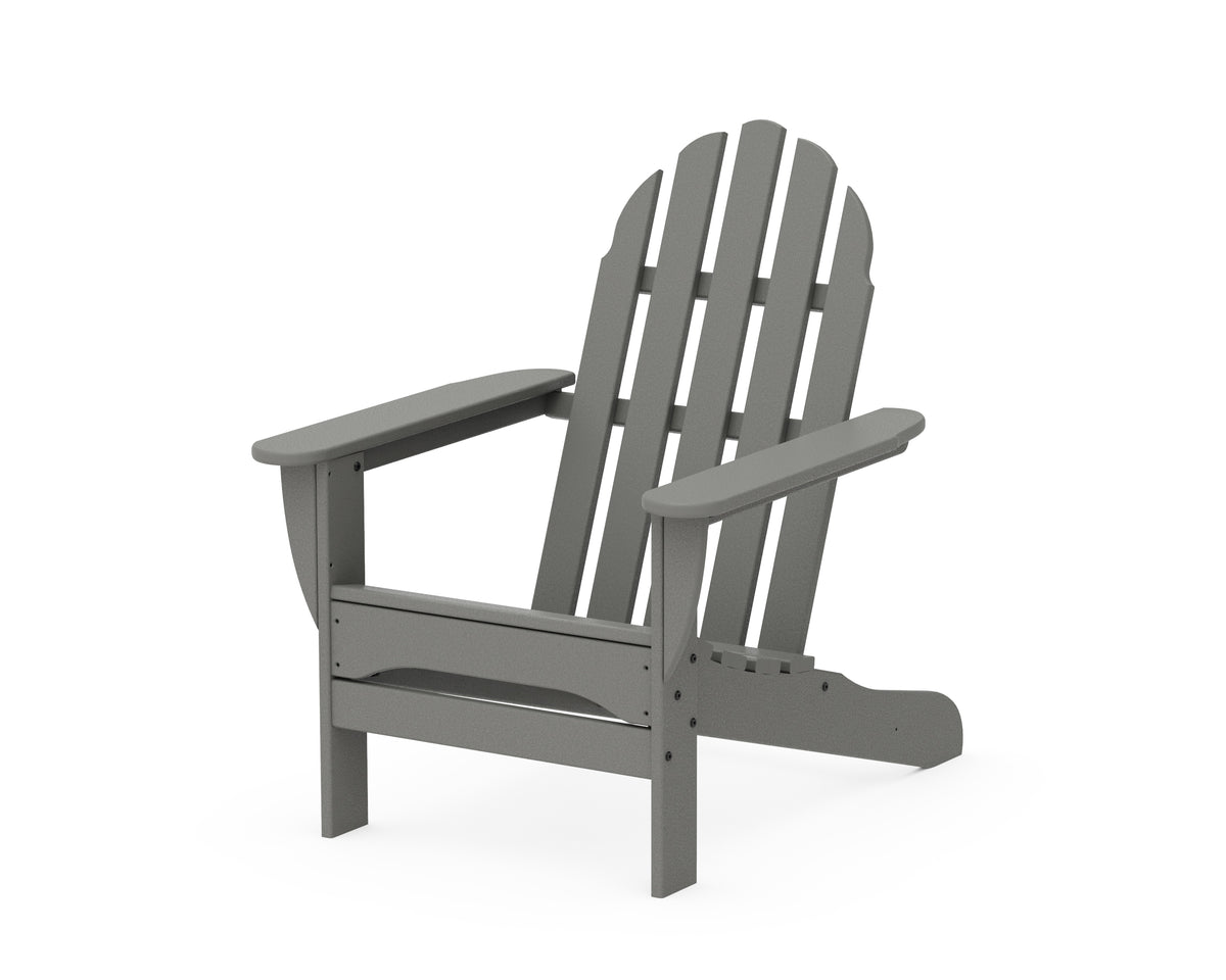 POLYWOOD Classic Adirondack Chair in Slate Grey
