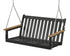 POLYWOOD Vineyard Deep Seating Swing Frame in Black / Natural