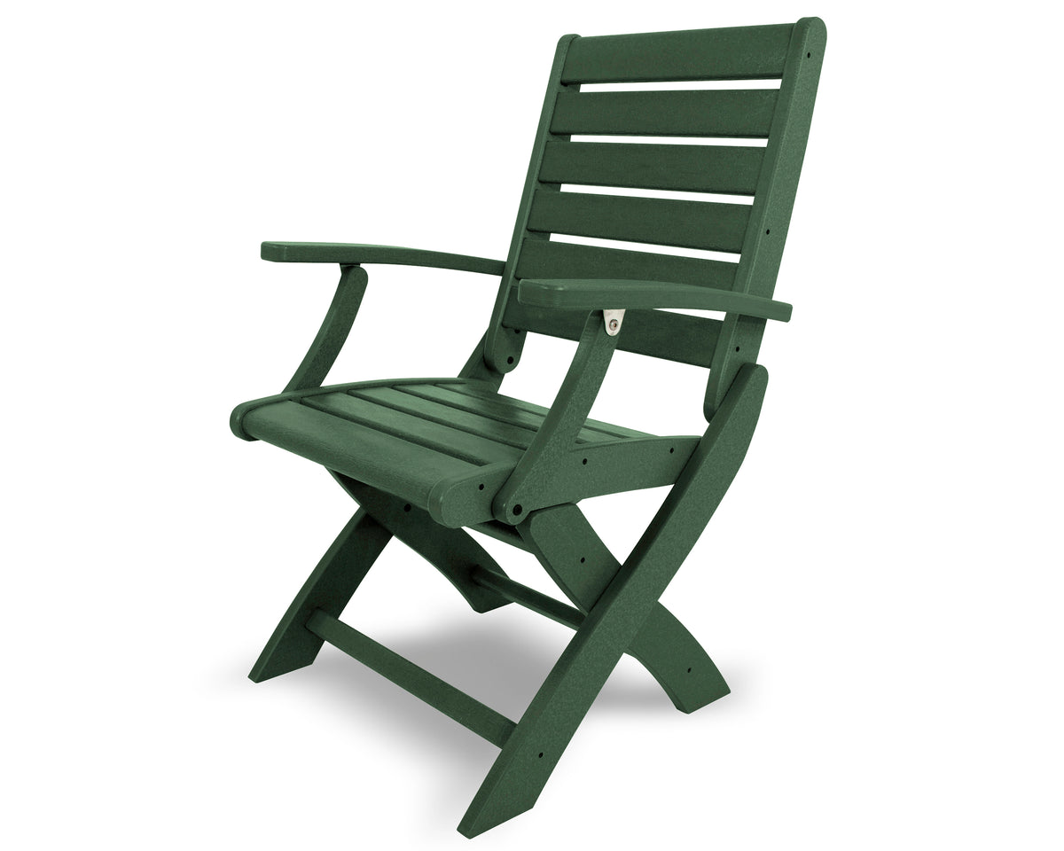 POLYWOOD Signature Folding Chair in Green