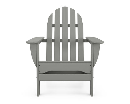 Alternate view of the POLYWOOD Classic Adirondack Chair in Slate Grey