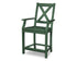 POLYWOOD Braxton Counter Arm Chair in Green