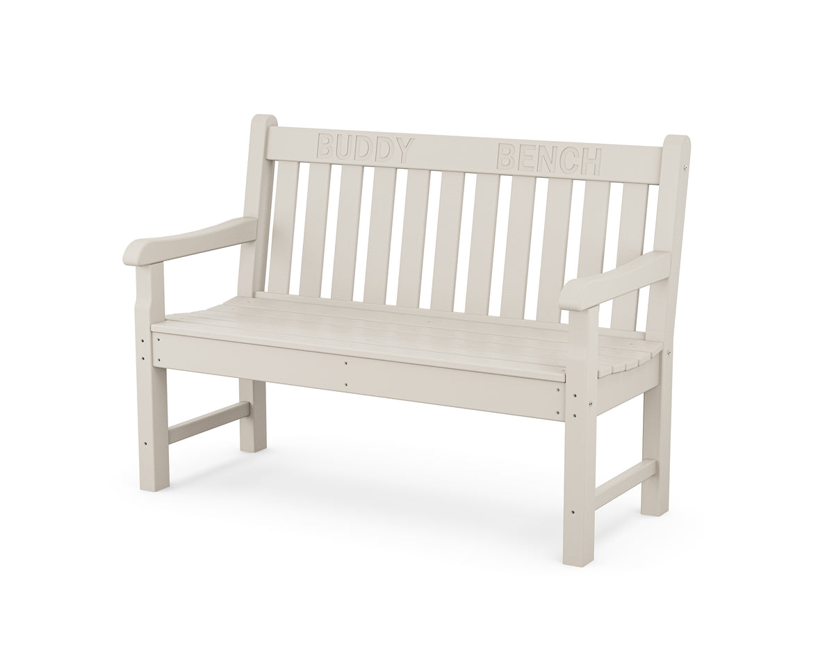 POLYWOOD 48" Buddy Bench in Sand