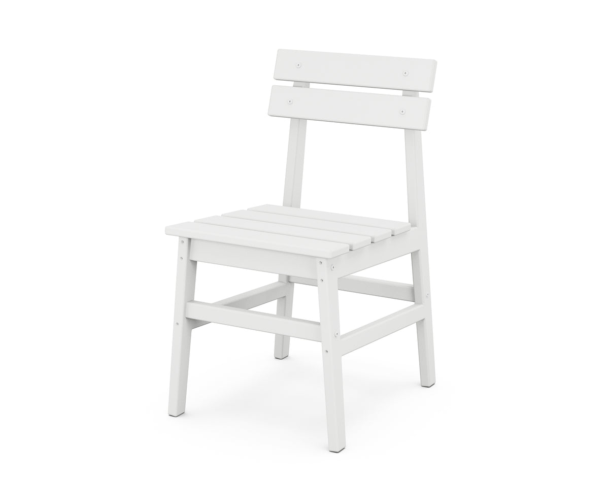 POLYWOOD Modern Studio Plaza Chair (Single) in White