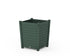 POLYWOOD Nautical Large Tapered Square Short Planter Box in Green