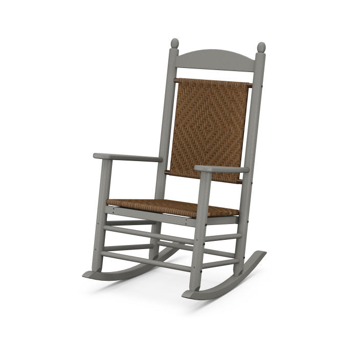 POLYWOOD Jefferson Woven Rocking Chair - Casual Furniture World