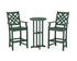 POLYWOOD Country Living Wovendale 3-Piece Farmhouse Bar Set in Green