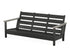 POLYWOOD Harbour Sofa Frame in Black / Driftwood