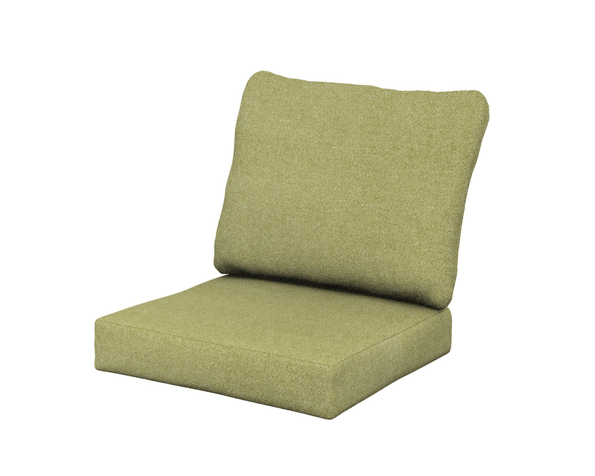 POLYWOOD Classics Seat/Back Cushion Set in Chartreuse Boucle