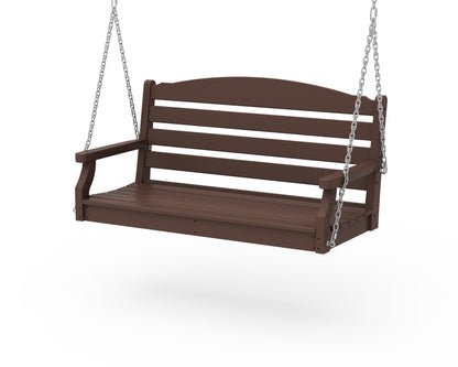 POLYWOOD Savannah 48" Swing in Mahogany