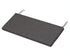 POLYWOOD Bench Seat Cushion - 18.5"D x 43.5"W x 2.5"H in Ash Charcoal