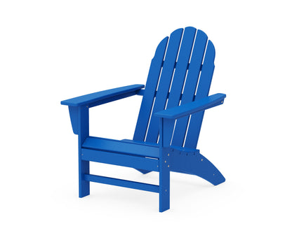 POLYWOOD Vineyard Adirondack Chair in Pacific Blue