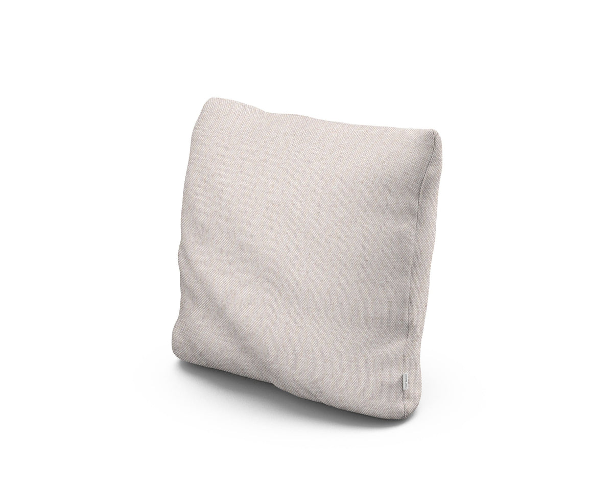 POLYWOOD 16" Outdoor Throw Pillow in Dune Burlap