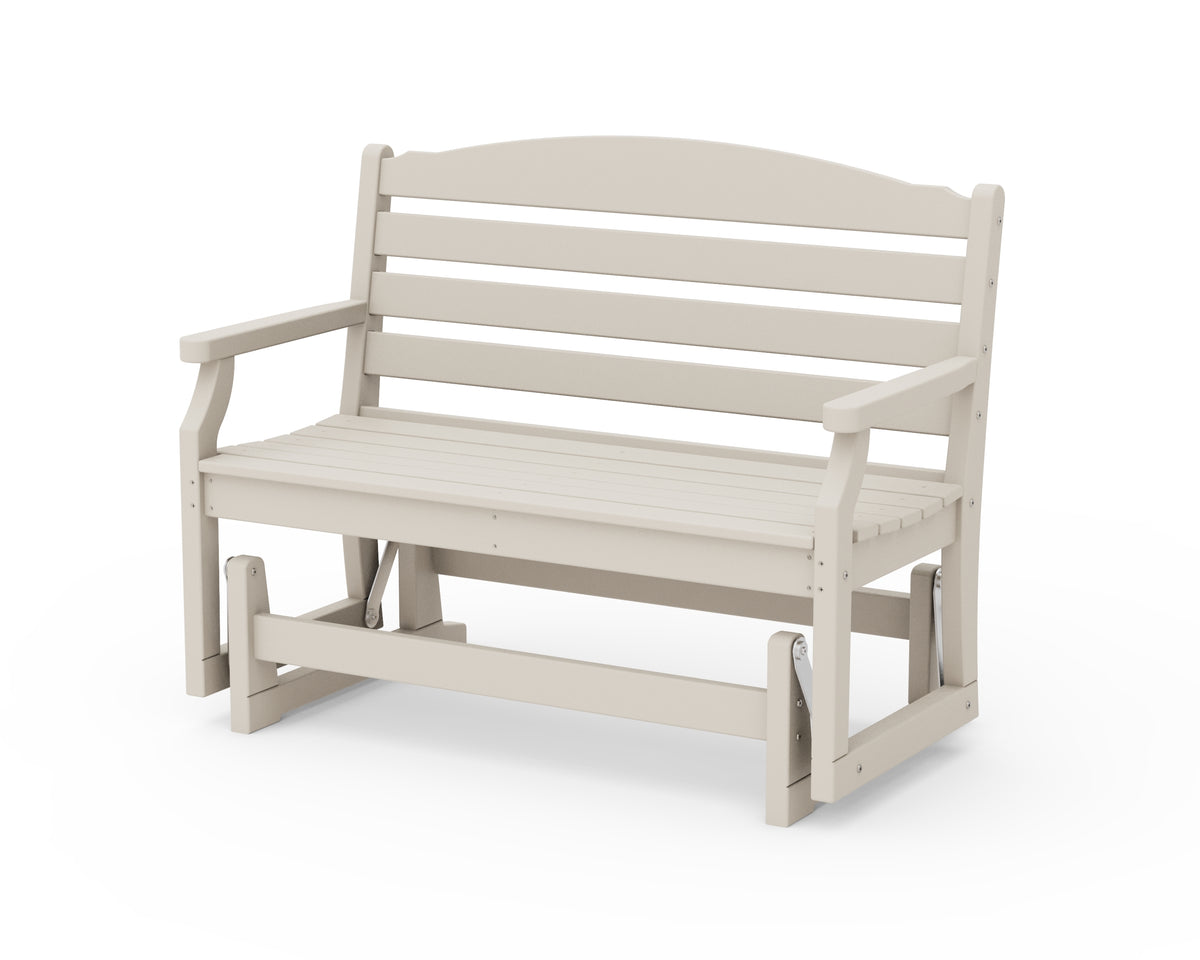 POLYWOOD Savannah 48" Glider in Sand