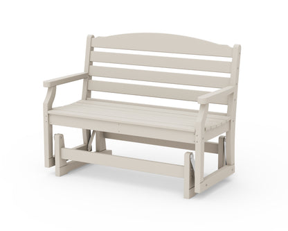 POLYWOOD Savannah 48" Glider in Sand