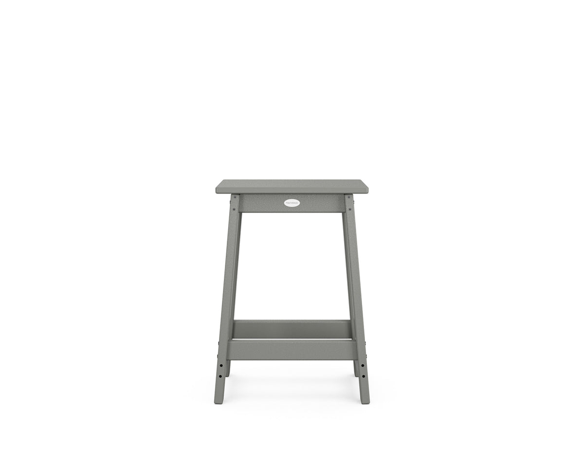 POLYWOOD Modern Studio Counter Stool angle view