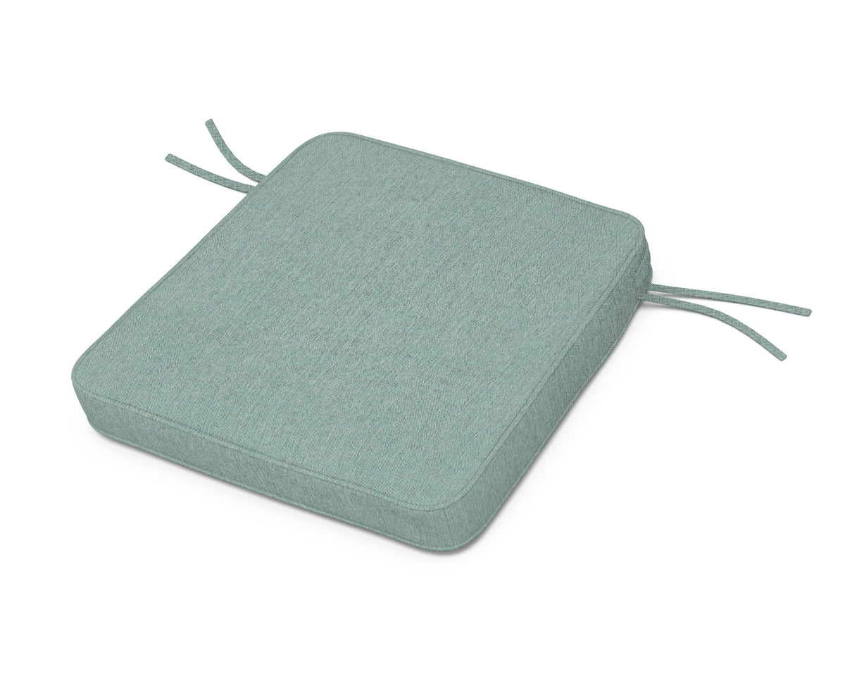 POLYWOOD Acadia Dining Arm Seat Cushion in Glacier Spa