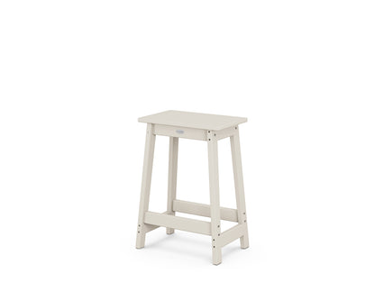 POLYWOOD Modern Studio Counter Stool in Sand