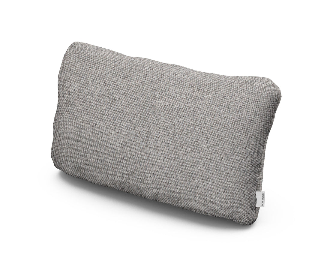 POLYWOOD Outdoor Lumbar Pillow in Grey Mist