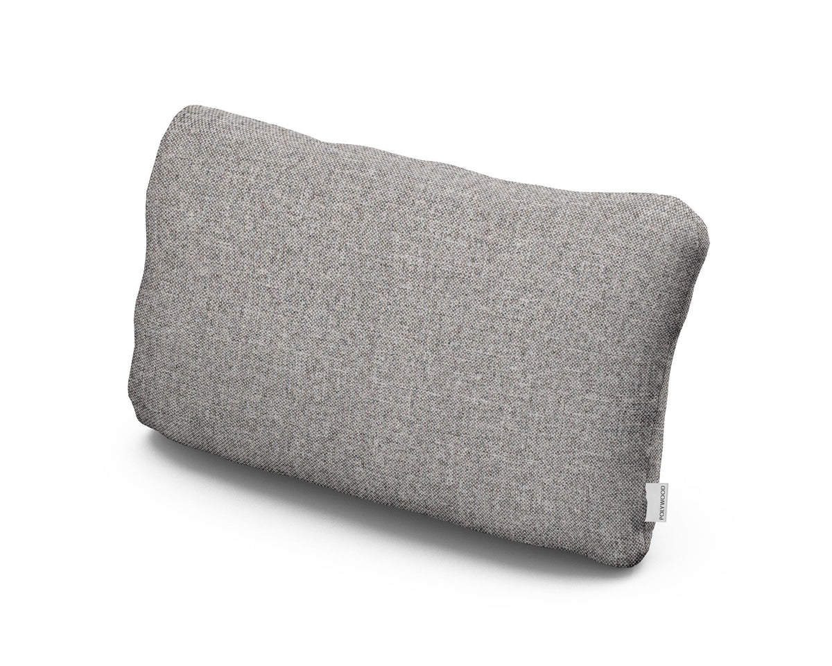 POLYWOOD Outdoor Lumbar Pillow in Grey Mist
